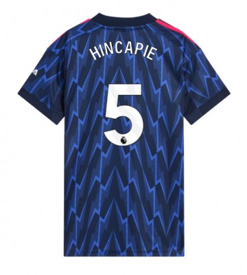 Arsenal Piero Hincapie #5 Replika Bortatröja Damer 2025-26 Kortärmad